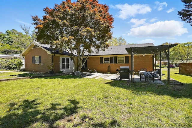 110 Tanglewood Dr, Kannapolis, NC 28081 - back of house with a patio area and a yard