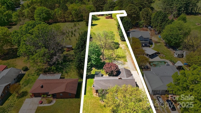 110 Tanglewood Dr, Kannapolis, NC 28081 - bird's eye view featuring a residential view