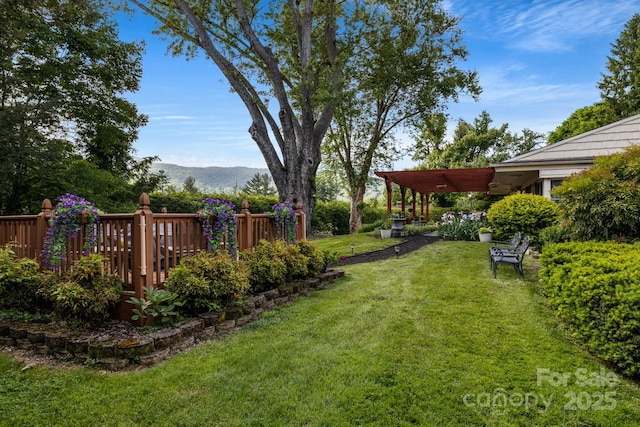 142 Country Club Dr, Waynesville, NC 28786 - view of yard featuring a deck with mountain view