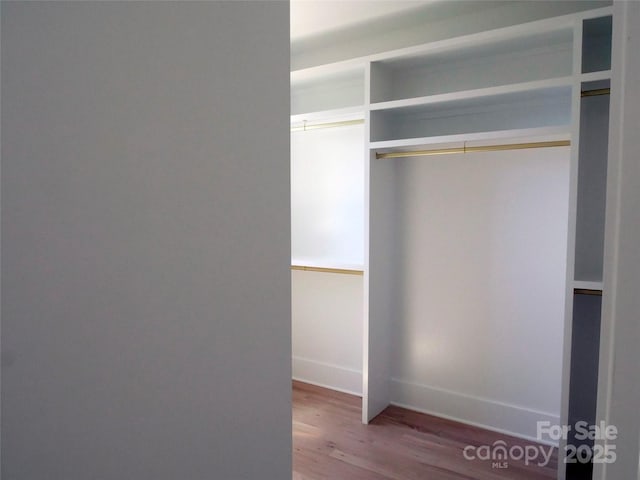 view of closet