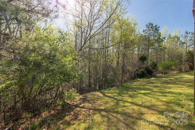 view of nature featuring a forest view