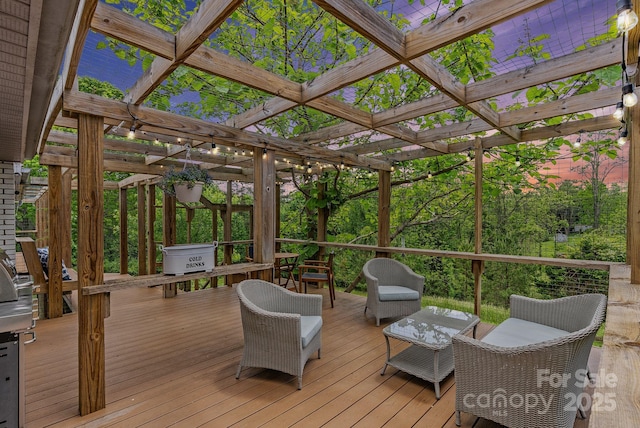 9 Mikayla Ln, Candler, NC 28715 - wooden deck featuring a pergola