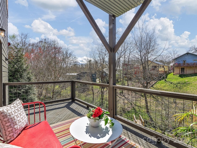 view of deck