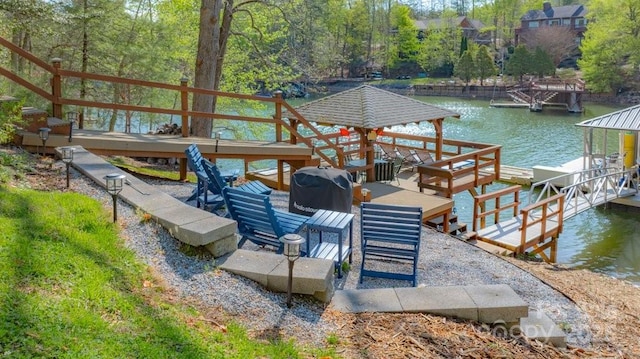 56 Lake Mist Ct Unit 30 & 30A, Nebo, NC 28761 - dock area with a water view