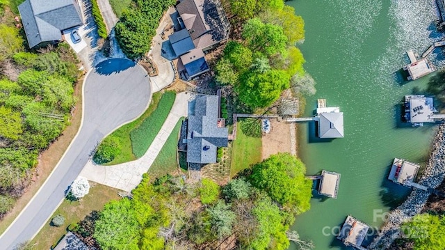 56 Lake Mist Ct Unit 30 & 30A, Nebo, NC 28761 - bird's eye view with a water view