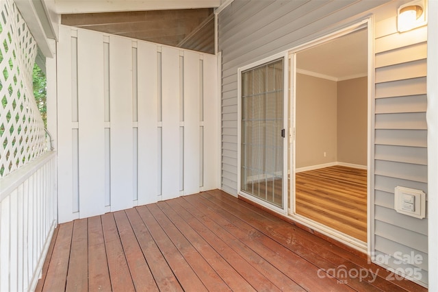 9 Willoughby Run Dr, Asheville, NC 28803 - view of wooden terrace