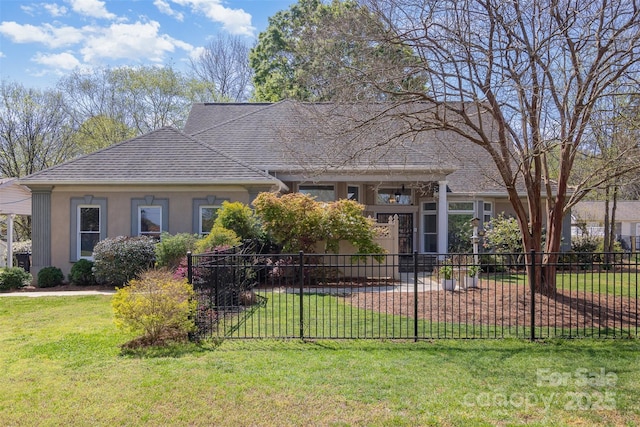7900 Gilead Rd, Huntersville, NC 28078 - view of front facade featuring stucco siding and a shingled roof