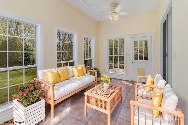 7900 Gilead Rd, Huntersville, NC 28078 - sunroom / solarium featuring healthy amount of natural light and tile patterned flooring