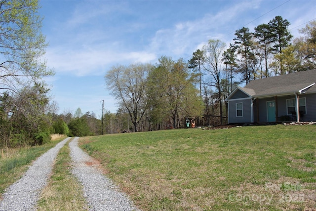 exterior space with driveway