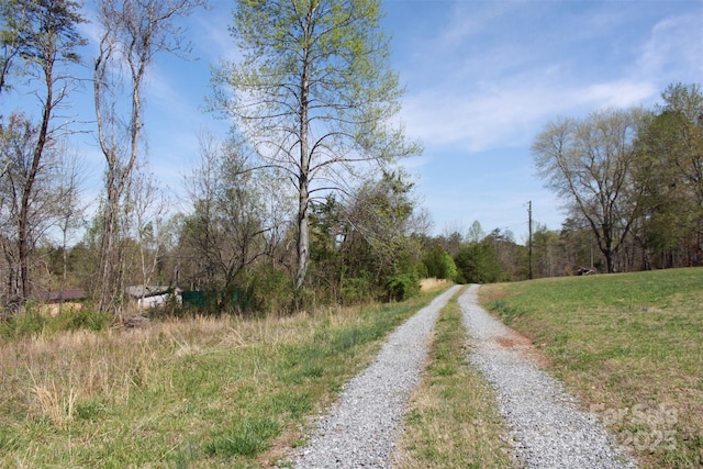 view of road