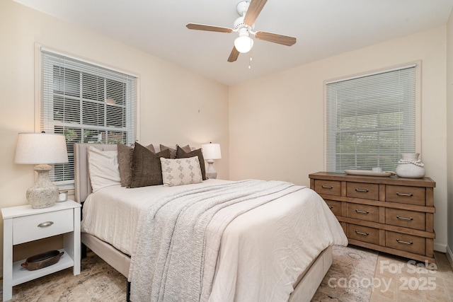 5329 Glenbrier Dr, Charlotte, NC 28212 - bedroom featuring a ceiling fan