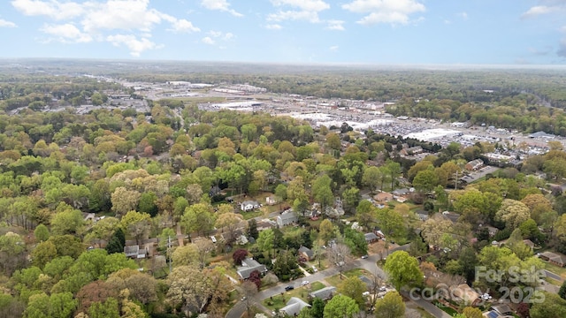 5329 Glenbrier Dr, Charlotte, NC 28212 - bird's eye view of a heavily wooded area