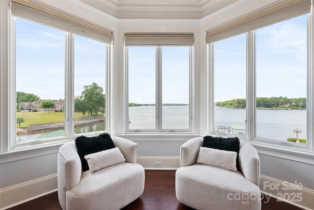 325 Ivy Arbor Cir, Rock Hill, SC 29732 - sunroom / solarium with a water view