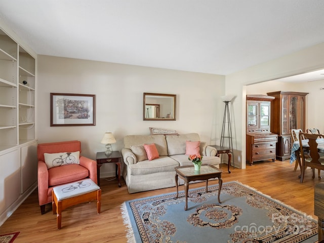 2248 Lawton Bluff Rd, Charlotte, NC 28226 - living area with light wood-style floors