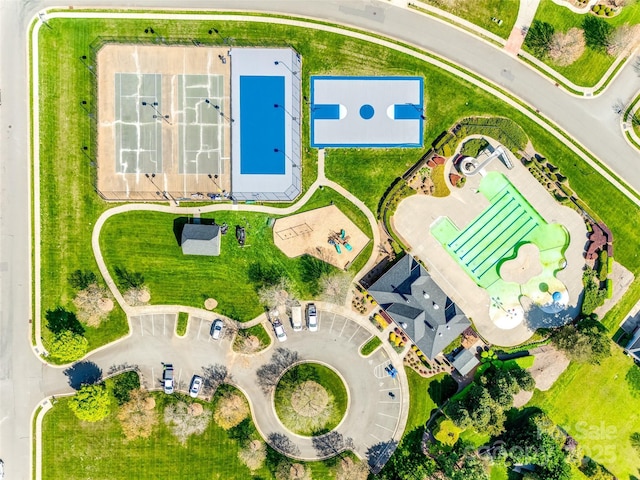 drone / aerial view