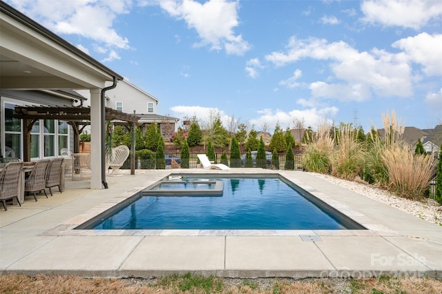 2332 Paddlers Cove Dr, Lake Wylie, SC 29710 - view of pool featuring fence, a fenced in pool, a patio, and a pergola