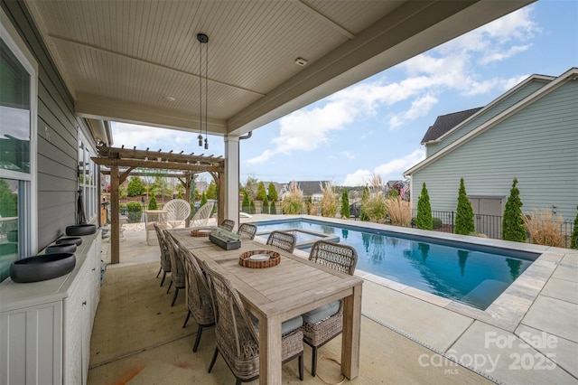 2332 Paddlers Cove Dr, Lake Wylie, SC 29710 - outdoor pool with a patio area and fence