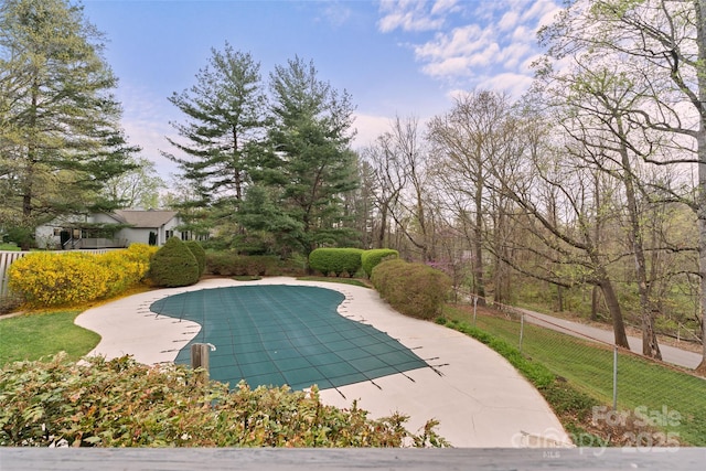 407 Sweeten Way, Asheville, NC 28803 - view of pool with a patio area, fence, and a fenced in pool