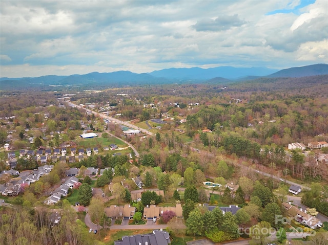 407 Sweeten Way, Asheville, NC 28803 - birds eye view of property featuring a mountain view