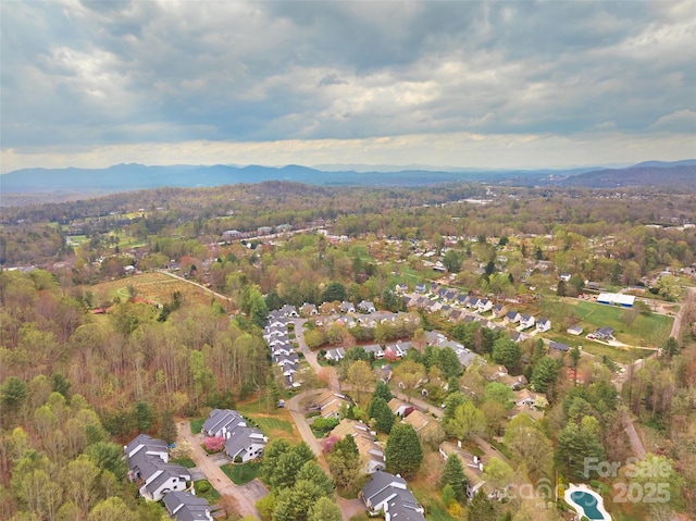 407 Sweeten Way, Asheville, NC 28803 - bird's eye view featuring a mountain view and a view of trees