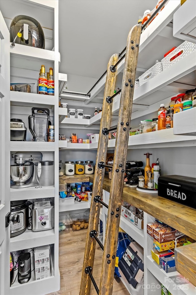 view of pantry
