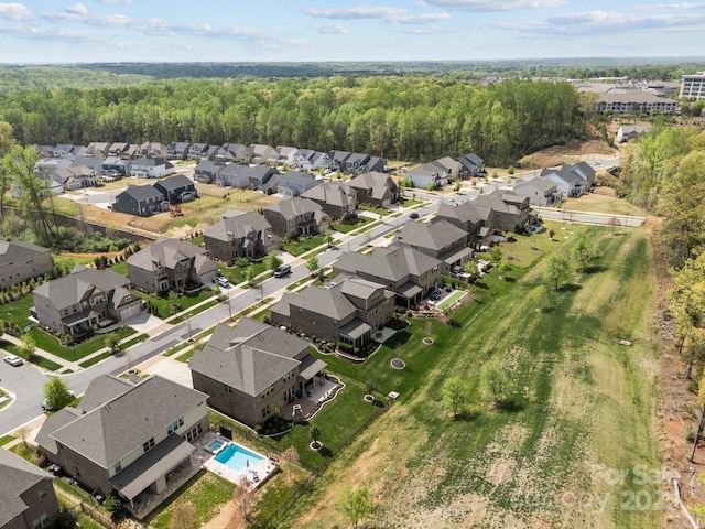 10904 Kilkenny Dr, Matthews, NC 28105 - aerial overview of property's location with nearby suburban area