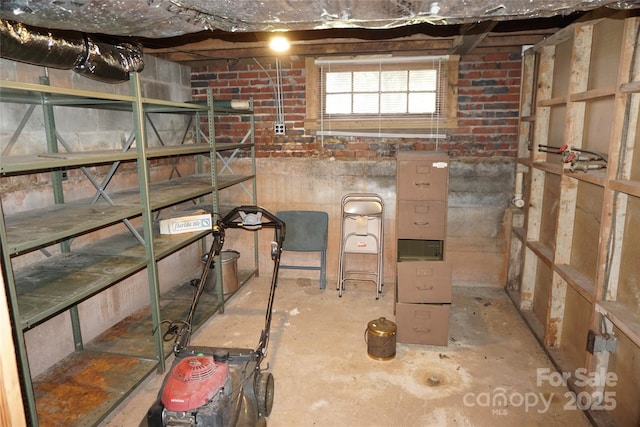 view of storage