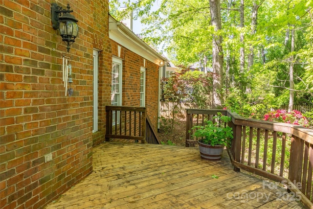 19113 Southport Dr, Cornelius, NC 28031 - view of wooden deck