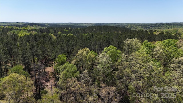 aerial view with a view of trees