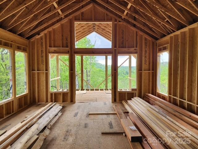 371 E Falls View Dr, Pisgah Forest, NC 28768 - miscellaneous room featuring vaulted ceiling
