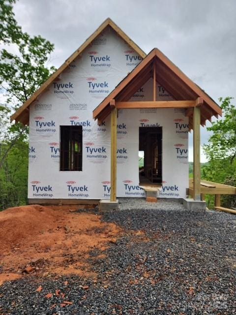 371 E Falls View Dr, Pisgah Forest, NC 28768 - view of front of house