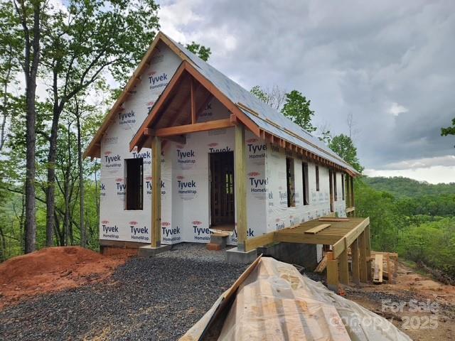 371 E Falls View Dr, Pisgah Forest, NC 28768 - view of property in mid-construction