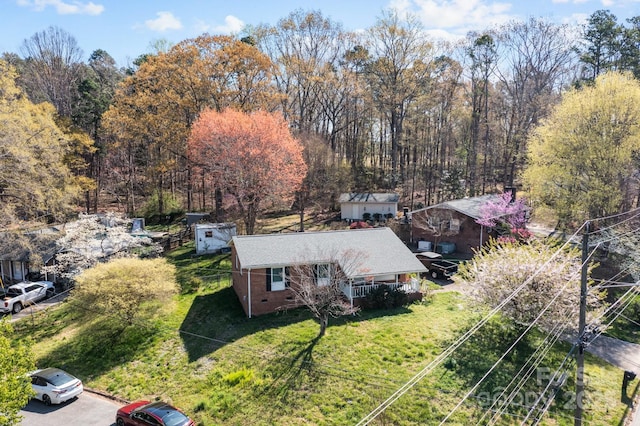 394 Efird St, Gastonia, NC 28054 - drone / aerial view