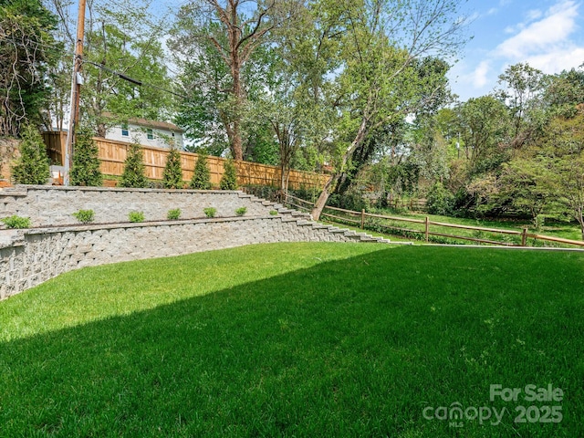 2909 Hanson Dr, Charlotte, NC 28207 - view of yard featuring fence