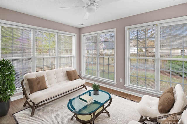 135 S Sunberry Trl, Fletcher, NC 28732 - sunroom / solarium with plenty of natural light, baseboards, and wood finished floors