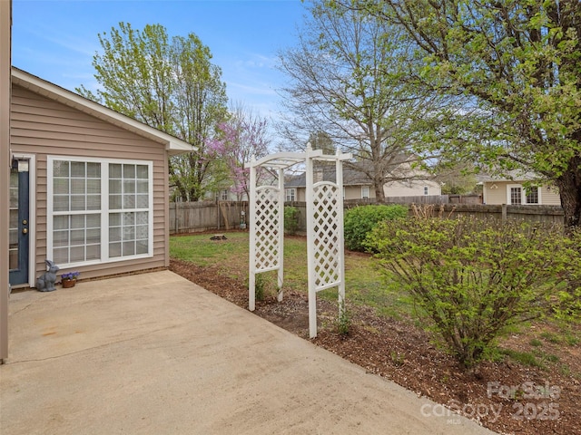 135 S Sunberry Trl, Fletcher, NC 28732 - view of patio / terrace with a pergola and fence