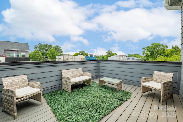 648 W End Dr, Charlotte, NC 28208 - view of wooden deck