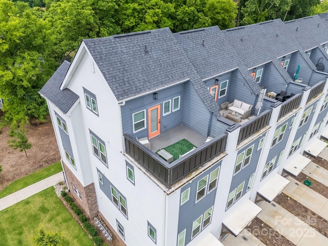 648 W End Dr, Charlotte, NC 28208 - view from above of property