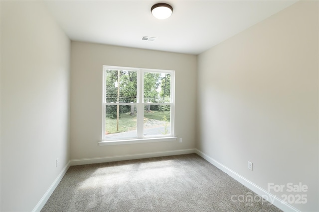 615 Billingsley Rd, Charlotte, NC 28211 - carpeted spare room featuring baseboards and visible vents