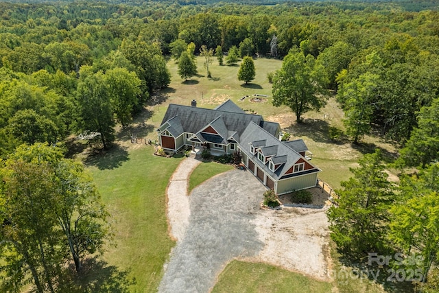 5546/5510 Hoodtown Rd, Sharon, SC 29742 - birds eye view of property featuring a forest view