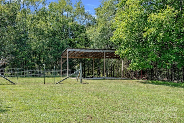 5546/5510 Hoodtown Rd, Sharon, SC 29742 - view of yard with fence