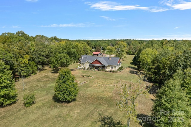 5546/5510 Hoodtown Rd, Sharon, SC 29742 - birds eye view of property with a forest view