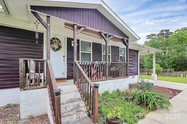 8301 Washington Blvd, Charlotte, NC 28262 - exterior space with a porch and crawl space