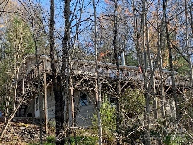 1474 Holiday Drive 14 & 15, Hendersonville, NC 28739 - view of home's exterior featuring a wooden deck
