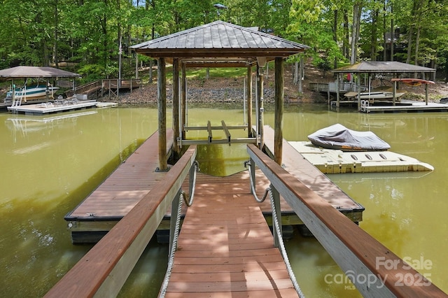 4120 Spring Cove Way, Belmont, NC 28012 - dock area featuring a water view