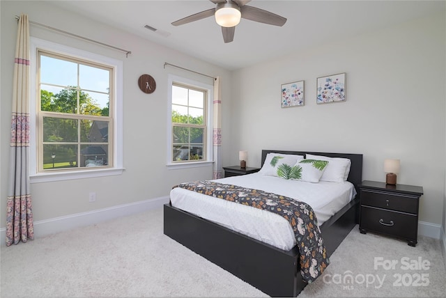 8313 Balcony Bridge Rd, Huntersville, NC 28078 - carpeted bedroom with baseboards and a ceiling fan
