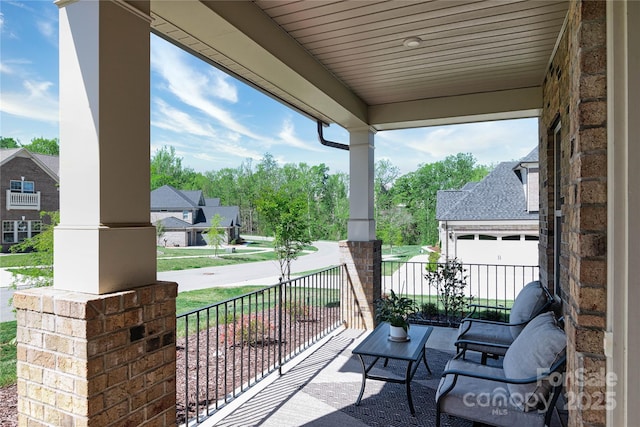8313 Balcony Bridge Rd, Huntersville, NC 28078 - view of covered porch