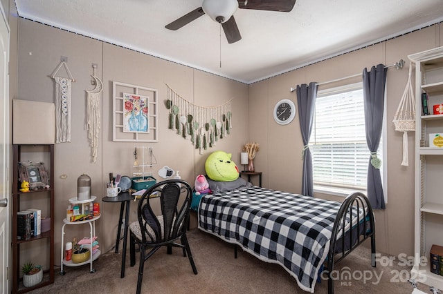 980 Lakeland Ave, Lincolnton, NC 28092 - bedroom featuring ceiling fan and carpet