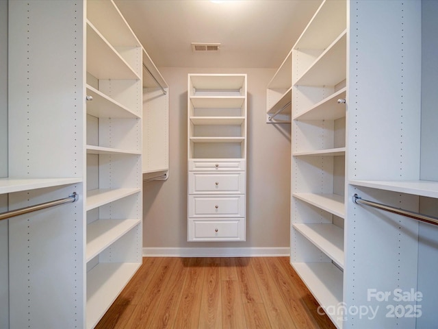 4754 Polo Gate Blvd, Charlotte, NC 28216 - spacious closet featuring visible vents and light wood-type flooring