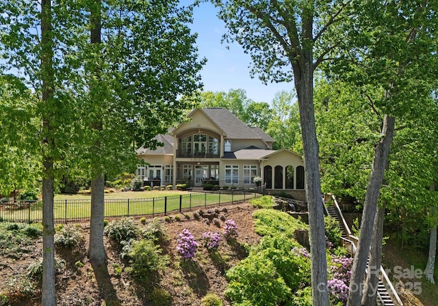 1328 Astoria Pkwy, Sherrills Ford, NC 28609 - back of property with stucco siding